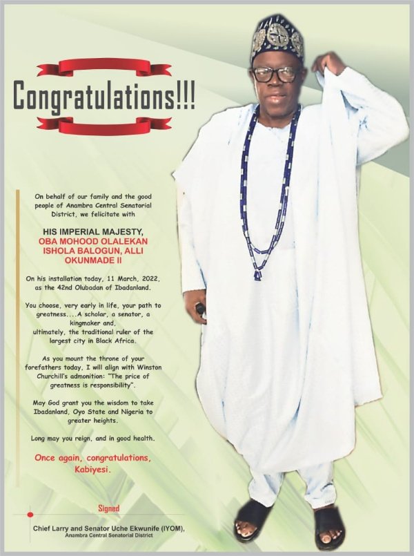 Olubadan Attained Greatness