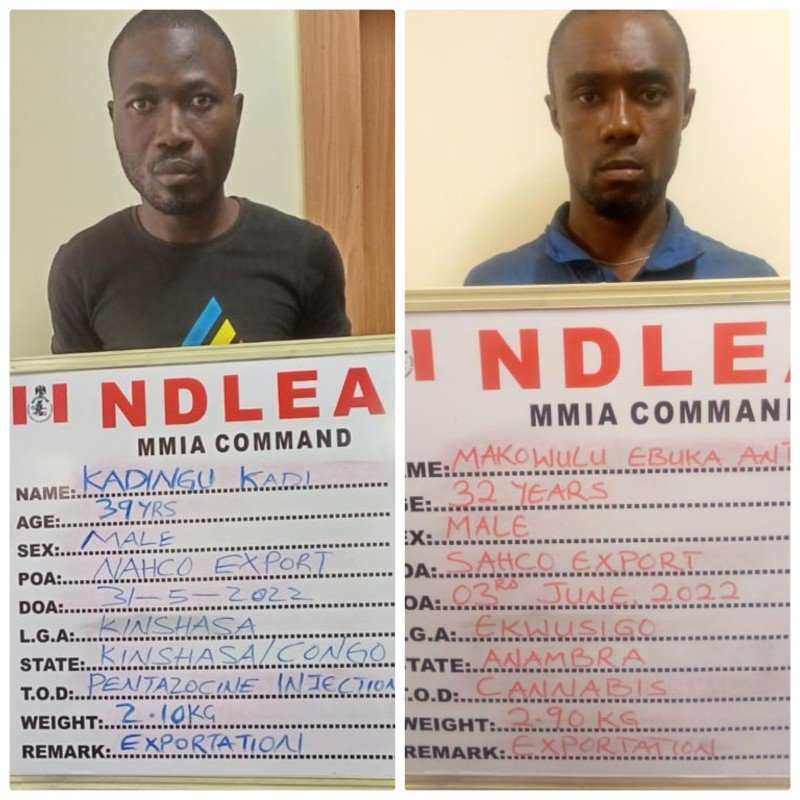 Congolese Arrested With US, Dubai-Bound Drugs