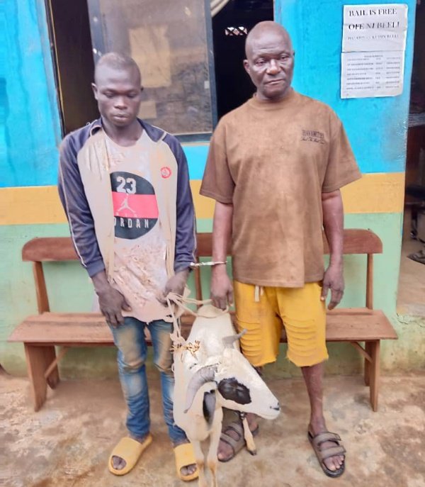 2 Arrested For Stealing Sallah Ram