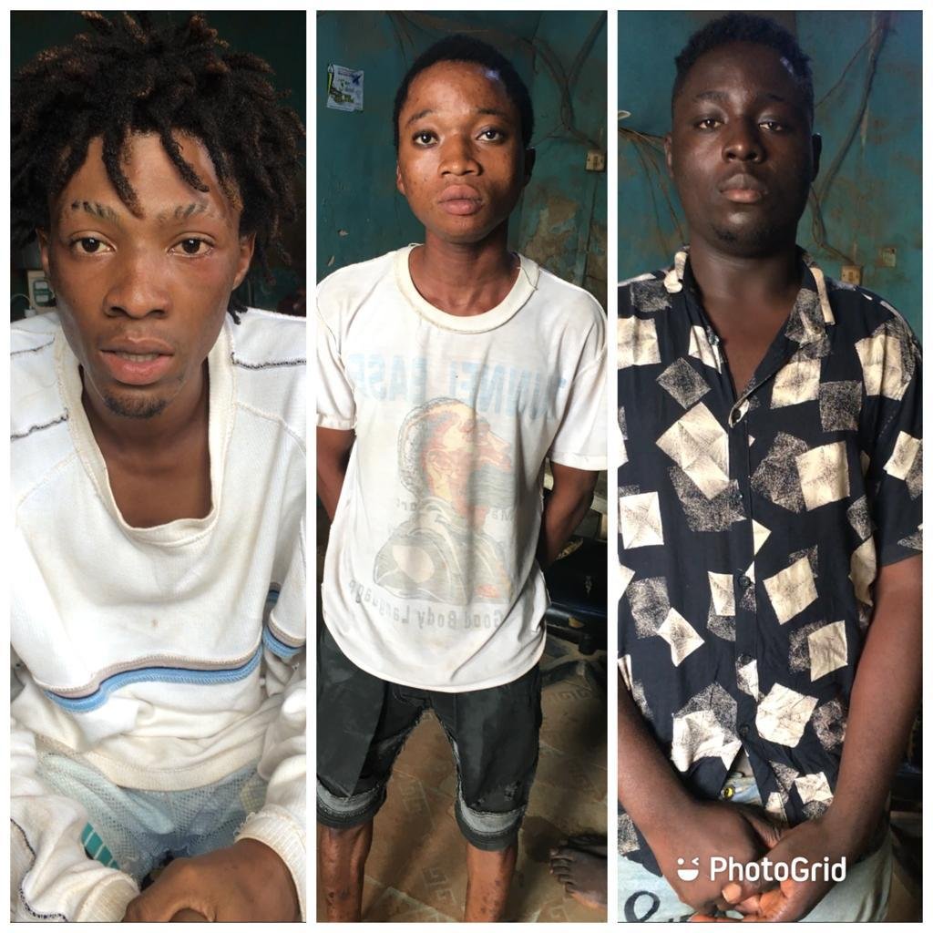 3 Arrested For Rape, Forceful Initiation Of Girl