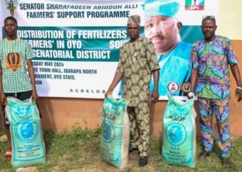 Alli Donates Bags Of Fertilizers To Boost Agriculture