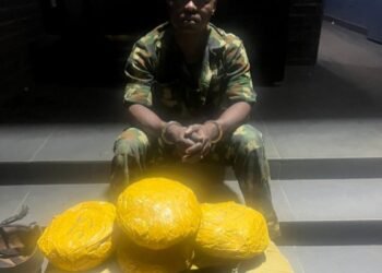 Soldier Caught With 'Canadian Loud'