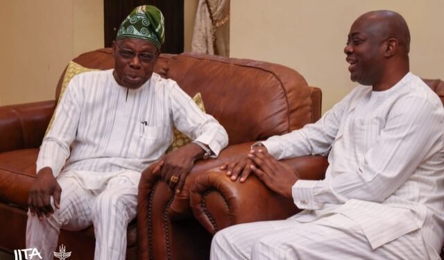 Obasanjo, PDP NWC, Service Chiefs, Odu’a Board, SMEDAN DG, Others Visit Makinde