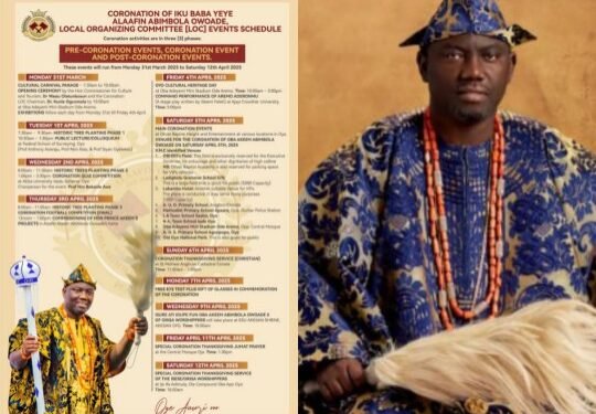 Alaafin Akeem Abimbola Owoade_copy - Newscoven Alaafin Coronation: LOC Releases Programme Of Event