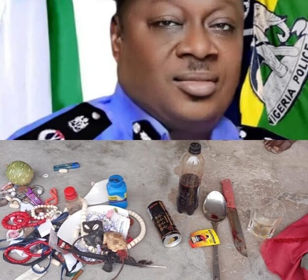 RIvers Commissioner of Police Olugbenga Adepoju-Items recovered from the scene of the ritual killing_copy - Newscoven Police Arrest 4 Suspects Over Killing Of 7-Year-Old Twins For Ritual
