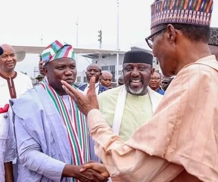 Ambode-Okorocha-Buhari_copy - Newscoven When I Loved Politics Too Much