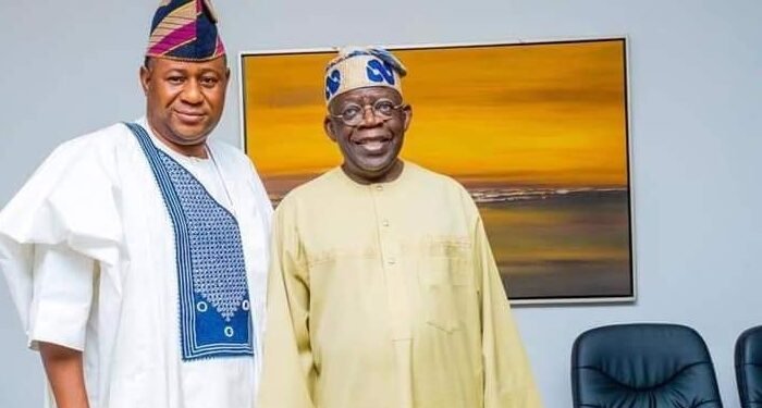 Senator-Olusegun-Odebunmi-President-Bola-Tinubu_copy - Newscoven Odebunmi, Board Chair, River Basin Development Authority, Pledges Dedicated Service