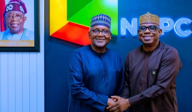 NNPC, Dangote Pledge Collaboration For Prosperity Of Nigerians
