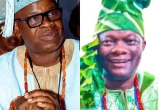 Chief-Dotun-Sanusi-Senator-Teslim-Folarin_copy - Newscoven Oseni Hails Folarin, Sanusi On Olubadan’s Chieftaincy Elevations