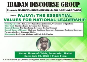Ibadan Discourse Group Holds Talks On Fajuyi, Thursday