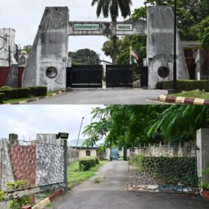 Oyo-Government-House-Entrances-Governors-Lodge-Deputy-Governors-Lodge_copy - Newscoven Oyo State Government House: From Seat Of Power To Rodent, Snake Den (PHOTOS)