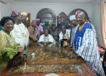 CCII Leaders Visit Olubadan-Designate, Oba Ladoja