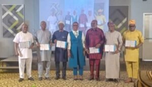 New_Members__With_Former_President_Maureen_Chigbo_GOCOP_9th_Annual_Conference_Copy - Newscoven New Constitution, Antidote To Nigeria's Problems -Bode George •GOCOP Inducts 8 New Members