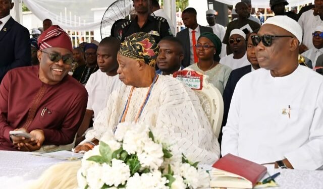 Omituntun-Ramadan-Lecture-Oyo-Gov-Makinde-Olubadan-Ladoja-Dep-Gov-Lawal_copy_640x418_1_1 - Newscoven I'm Not Leaving PDP For Anywhere -Makinde