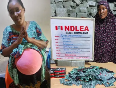 NDLEA Busts Woman With Drugs In Fake Pregnancy •Ivorian Excretes 82 Cocaine Wraps