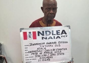 NDLEA-74-Yr-Old-Grandpa_copy_810x656_1_1_1 - Newscoven NDLEA Arrests UK-Bound 74-Yr-Old Grandpa With 11kg Cocaine In Balloons