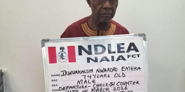 NDLEA Arrests UK-Bound 74-Yr-Old Grandpa With 11kg Cocaine In Balloons