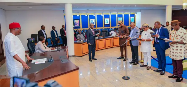 Fubara To New Commissioners: "I Expect Nothing But The Best From You"