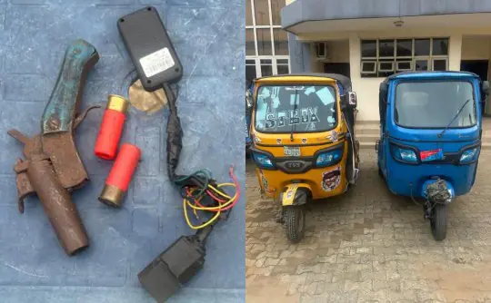 Rivers Police Arrests 3 Suspected Robbers, Recovers Firearm, Stolen Tricycles