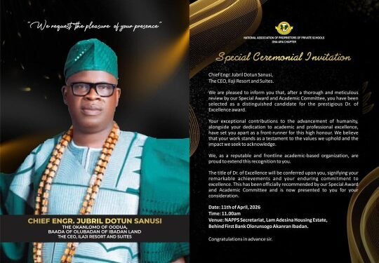 Dotun-Sanusi-NAPPS_copy_540x384_1_1 - Newscoven NAPPS To Honour Sanusi With “Doctor of Excellence” Award