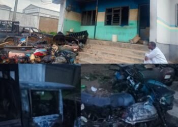 Illegal Stop-And-Search Activity: Mob Sets Police Post Ablaze Over Death Of Motorcyclist