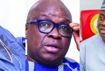 Ladoja-Fayose-Makinde_copy_540x235_1 - Newscoven PDP To APC: You Won’t Succeed With Your Plan To Destabilise Oyo State •Urges Olubadan To Live Above Politics