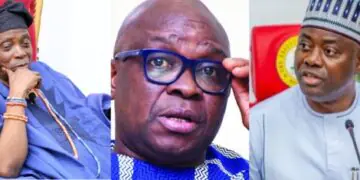 Ladoja-Fayose-Makinde_copy_540x235_1 - Newscoven PDP To APC: You Won’t Succeed With Your Plan To Destabilise Oyo State •Urges Olubadan To Live Above Politics