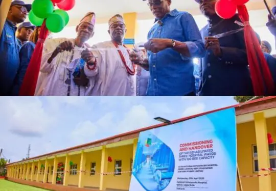 NNPC Commissions, Hands Over Rehabilitated Wards To National Orthopedic Hospital, Igbobi