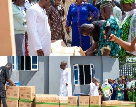 Sanusi Donates Solar-Powered Streetlights To Ona Ara Community