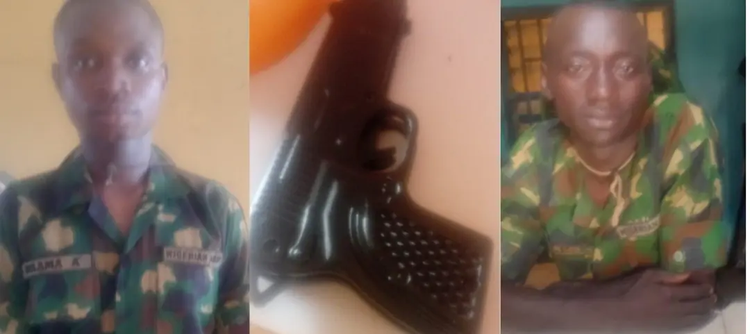 Police Arrest 2 Army Privates For Alleged ₦20,000 Robbery