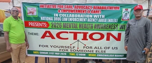 I-CARE, NDLEA Take Drug Abuse Campaign To Abuja Residents, Traders