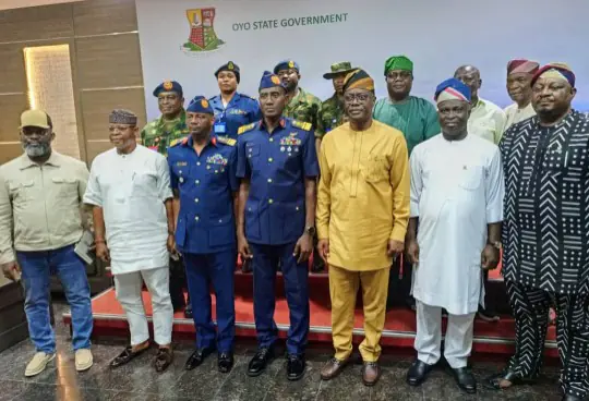Oriire Abduction: Makinde Receives Nigerian Air Force Delegation