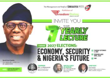 7th Freedom Online Lecture: Sanwo-Olu, Lai Mohammed, Gbenga Daniel To Discuss 2027 Elections, Insecurity