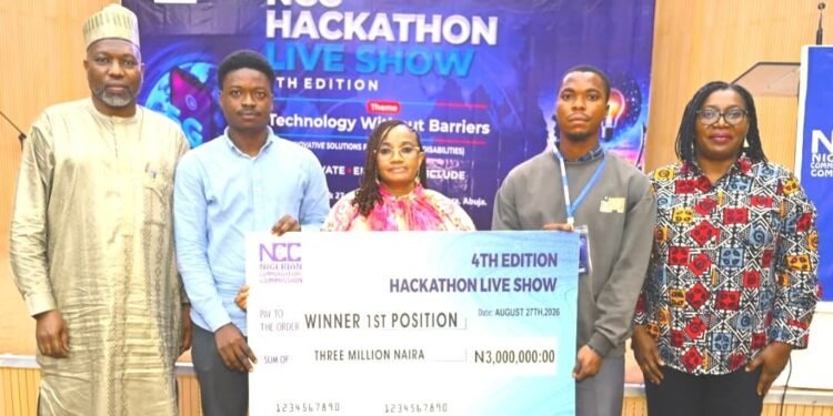 3 Solution Teams Win ₦6m At NCC Hackathon