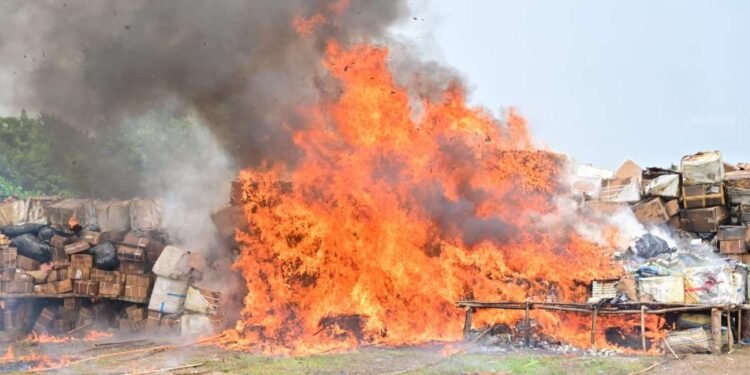NDLEA Destroys ₦301 Billion Illicit Drugs In Lagos