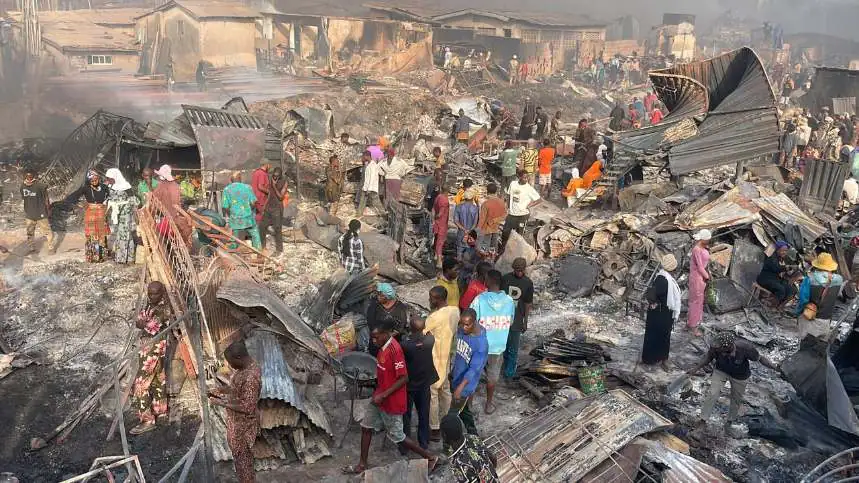 Oranyan Market Fire: Oyo Acting Governor Sympathises With Traders
