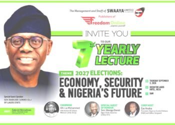Sanwo-Olu, Mohammed, Daniel, Others To Attend Freedom Online 7th Yearly Lecture