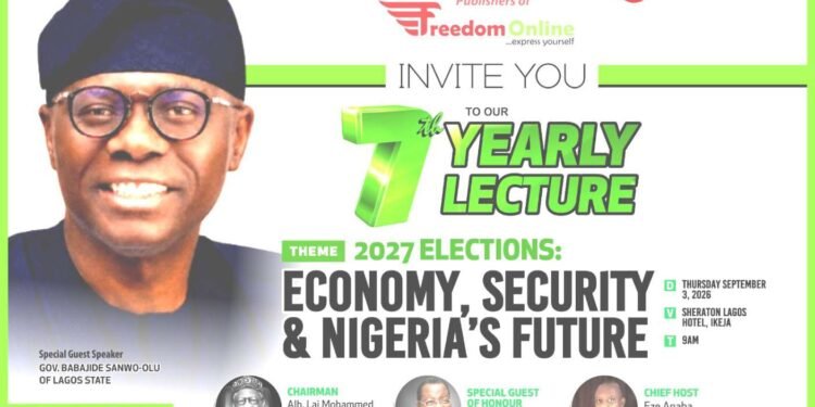 Sanwo-Olu, Mohammed, Daniel, Others To Attend Freedom Online 7th Yearly Lecture