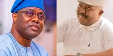 Seyi Makinde with Sharafadeen Alli