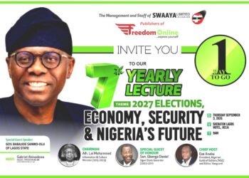 Sanwo-Olu Delivers Freedom Online 7th Yearly Lecture Thursday