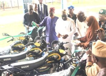 BESDA: Makinde Flags Off Distribution Of Motorcycles, 72,000 Notebooks