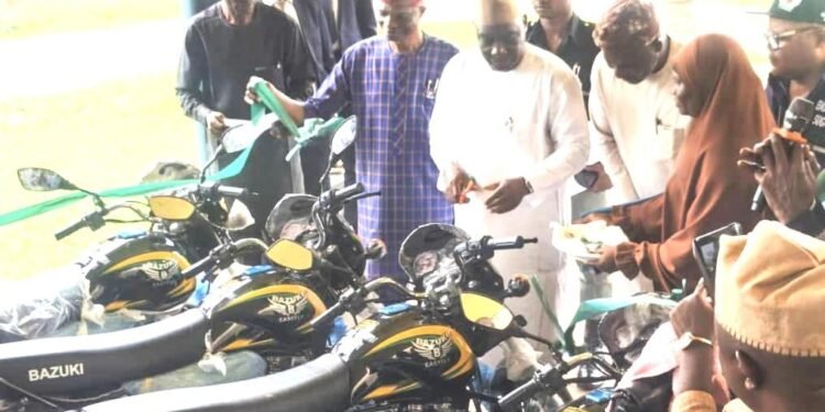 BESDA: Makinde Flags Off Distribution Of Motorcycles, 72,000 Notebooks