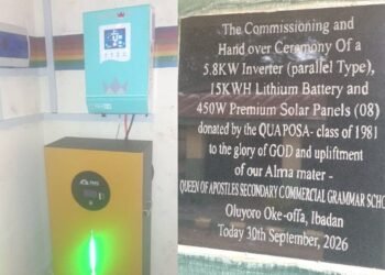 QUAPOSA 1981 Set Donates 5.8KW Inverter To Alma Mater